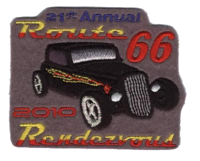 2010 ROUTE 66 RENDEZVOUS souvenir patch