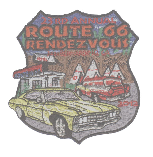 ROUTE 66 RENDEZVOUS 2012 souvenir patch