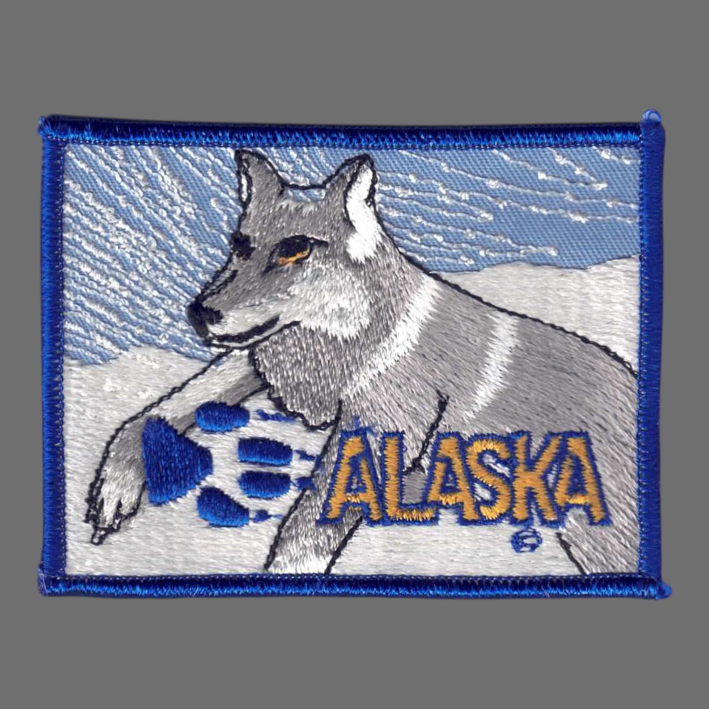 ALASKA Wolf Souvenir Patch - 1067