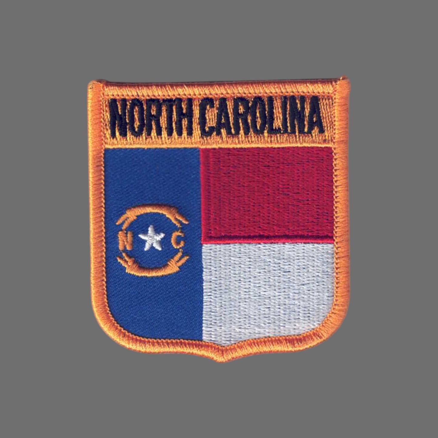 NORTH CAROLINA Med Flag Shield Patch - 2655