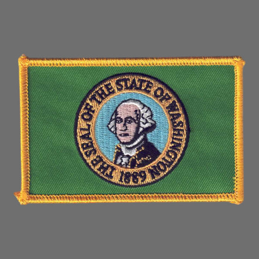 WASHINGTON Flag Souvenir Patch - 3354