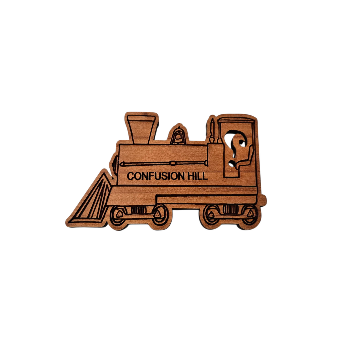 Confusion Hill Train Wood Magnet Souvenir - 3998