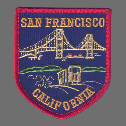 SAN FRANCISCO Shield Patch Red Border - 4001-21M