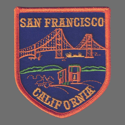 SAN FRANCISCO Shield Patch Yellow Border - 4001-32