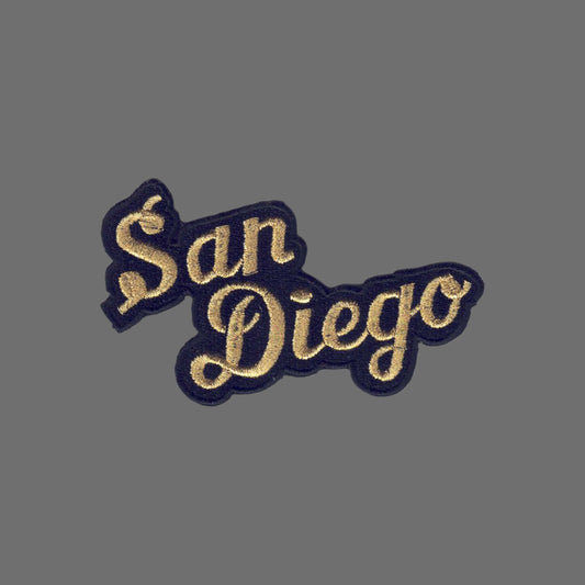 San Diego Script Text Patch Gold- 4702-21M/01