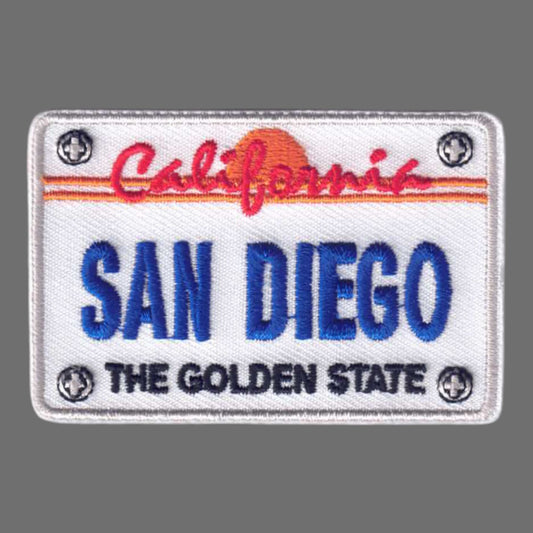 SAN DIEGO License Plate Patch - 4708