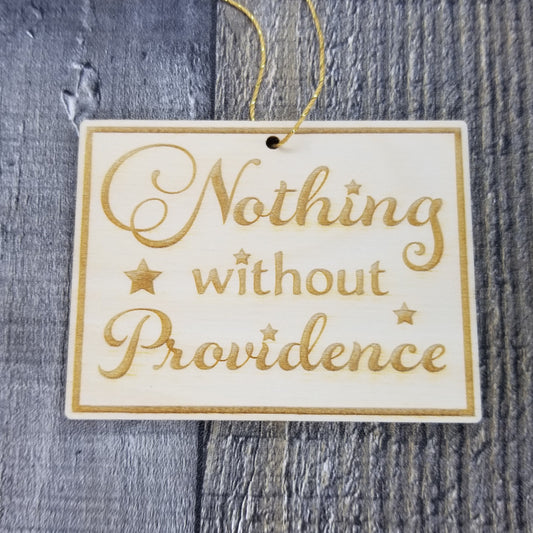 Colorado Ornament - CO State Shape with State Motto - Handmade Wood Ornament Made in USA Christmas Decor