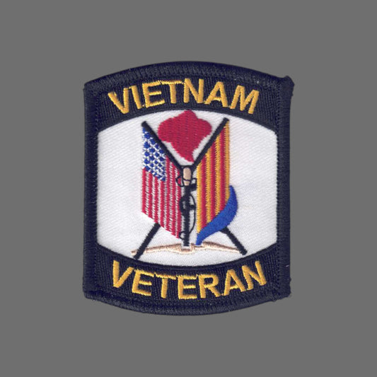 VIETNAM VETERAN 2 Flags Patch - 6850