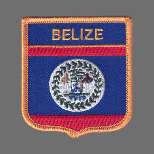 BELIZE Flag Shield Patch - 7051