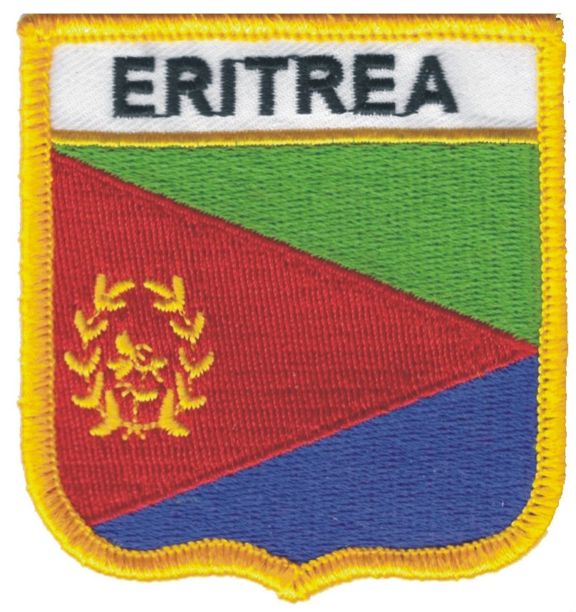 ERITREA medium flag shield souvenir embroidered patch