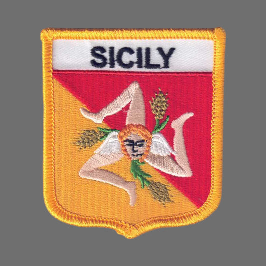 SICILY Flag Shield Patch - 7107