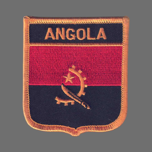 ANGOLA Flag Shield Patch - 7199