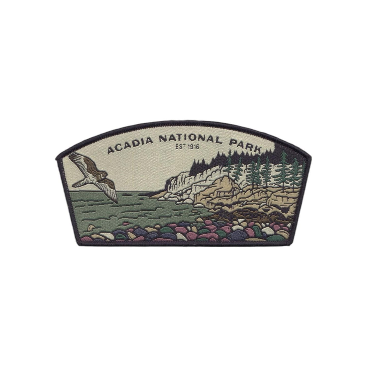 Maine Patch – Acadia National Park - Travel Patch – Souvenir Patch 4.75" - 10585