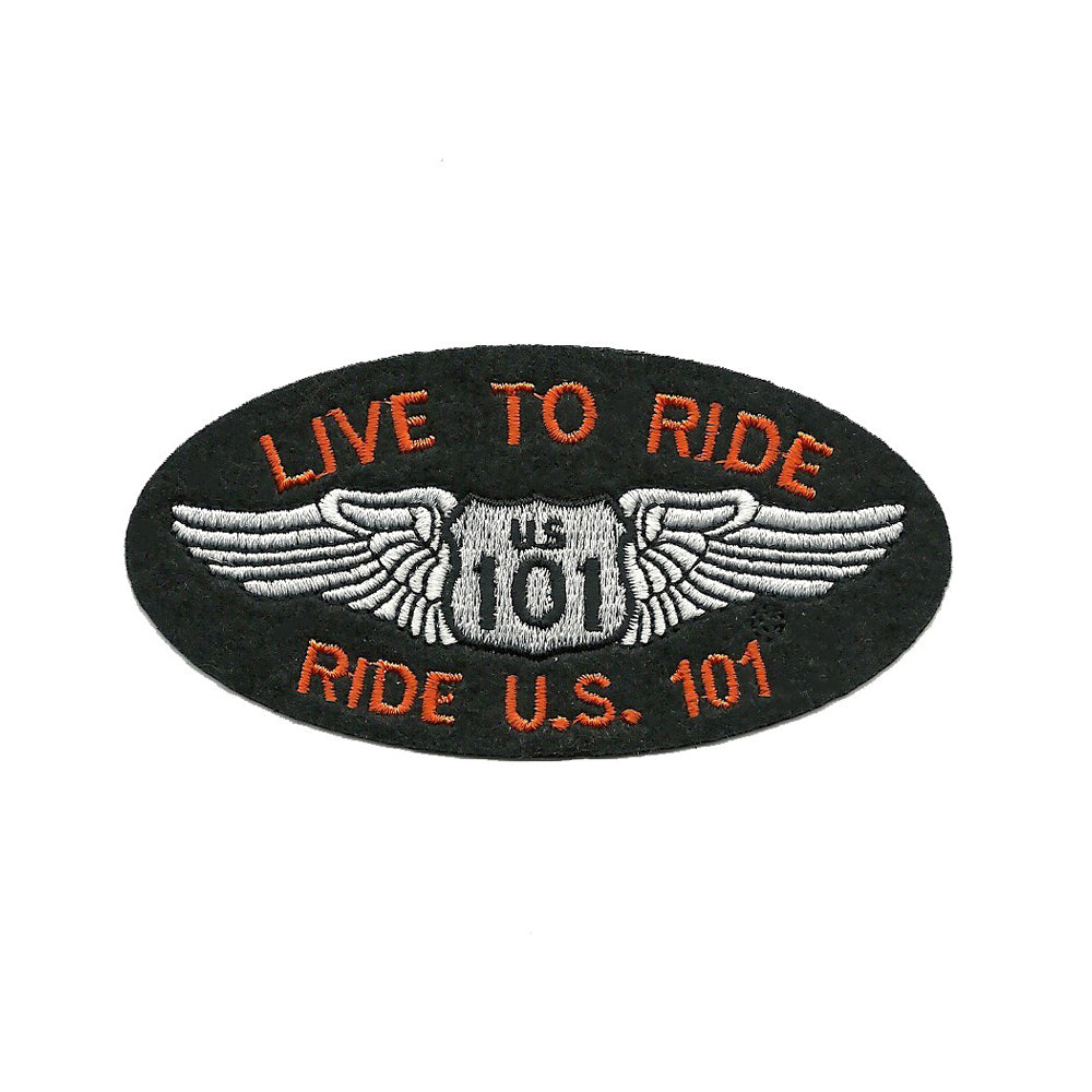 LIVE TO RIDE US 101 Black Orange 8102-32