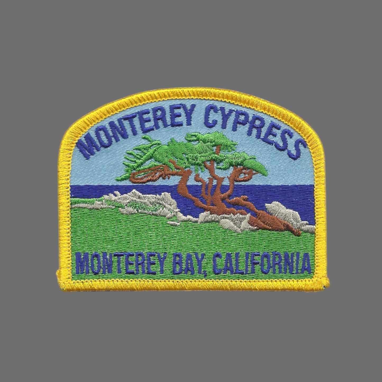 Monterey Bay CA Monterey Cypress Souvenir Embroidered Patch Iron On - MONTEREY-14