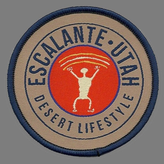 Utah Patch – UT Escalante Desert Lifestyle - Travel Patch – Souvenir Patch – Embellishment Applique – 2.5" Iron On