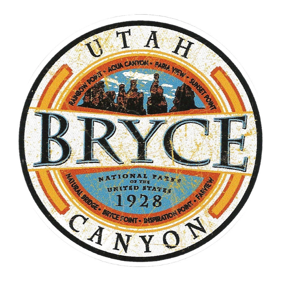 Utah Decal – Bryce Canyon National Park Sticker - D18020