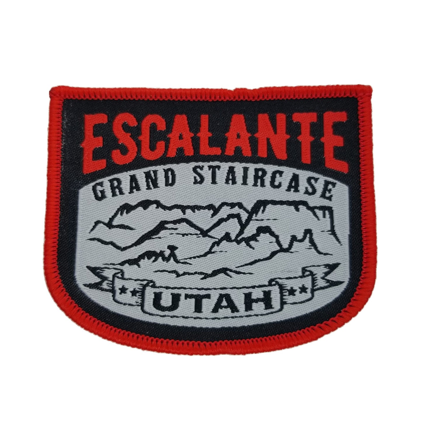 Utah Patch – UT Escalante Grand Staircase - Travel Patch – Souvenir Patch – Embellishment Applique – 3" Iron On