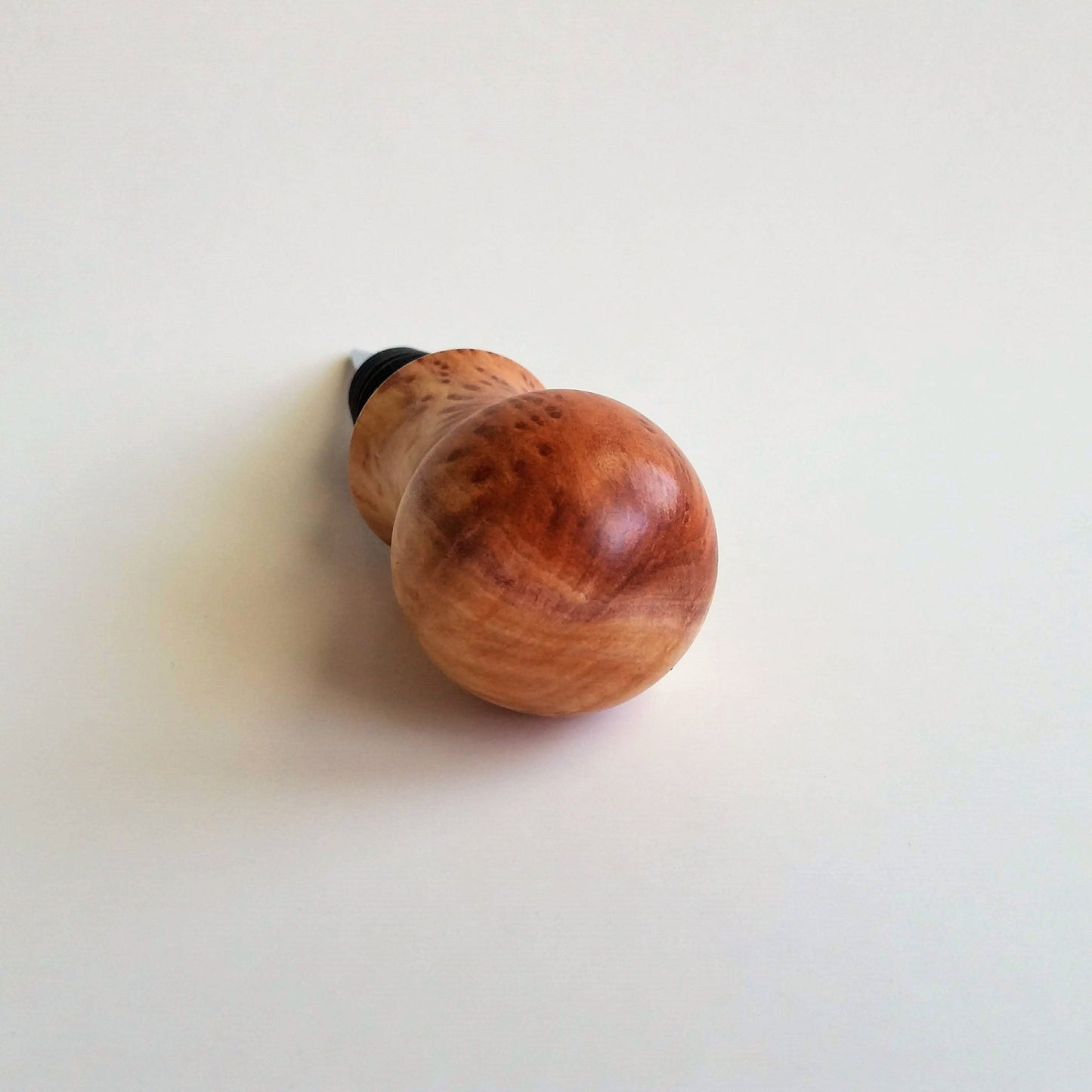 Wood Wine Stopper Wedding Gift Redwood Burl Handmade Smooth Top Wine - 1006 ASST
