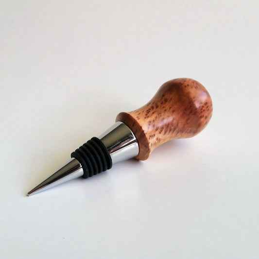Wood Wine Stopper Wedding Gift Redwood Burl Handmade Smooth Top Wine - 1006 ASST