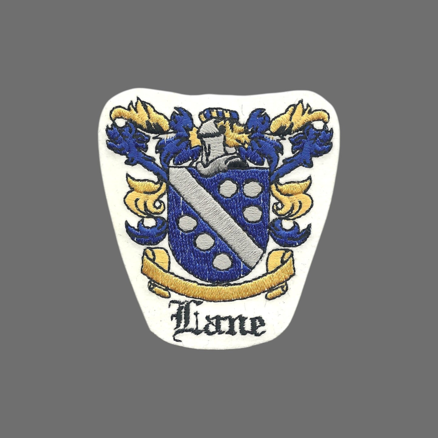 Lane Coat of Arms or Family Crest Patch - 0-0422