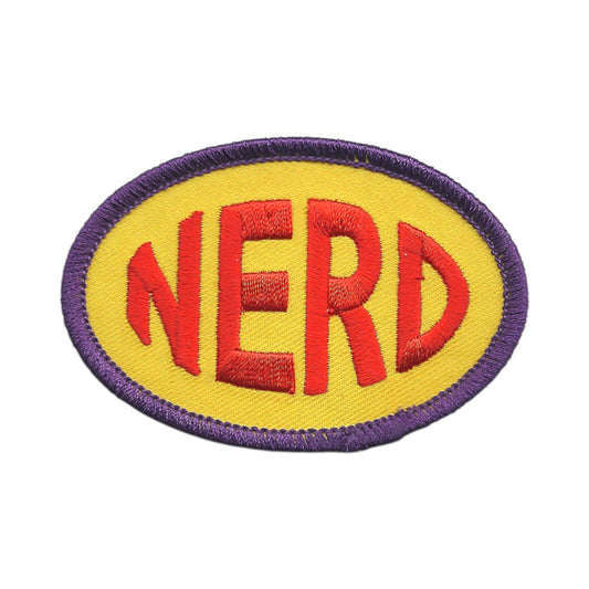 NERD Embroidered Patch Iron On - 0-0922