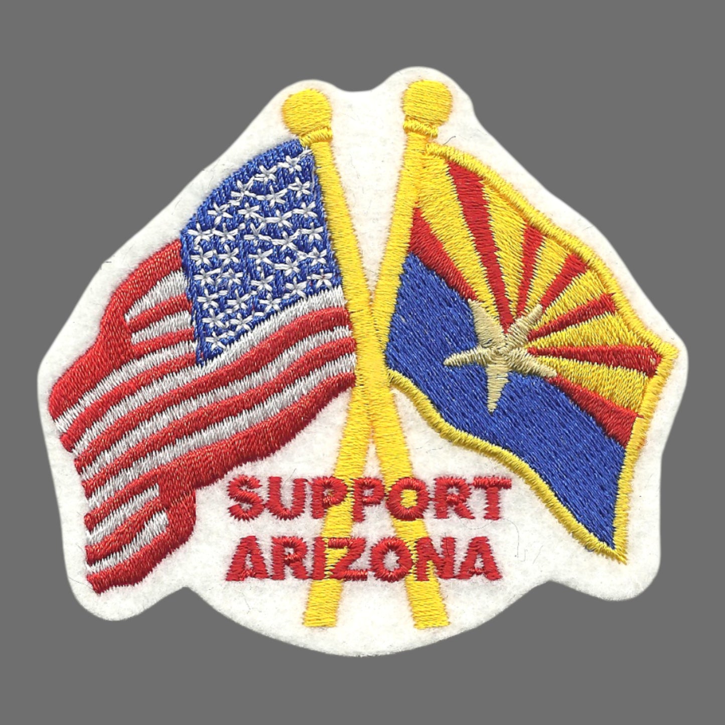 SUPPORT ARIZONA US AZ Flags Patch - 0-0942