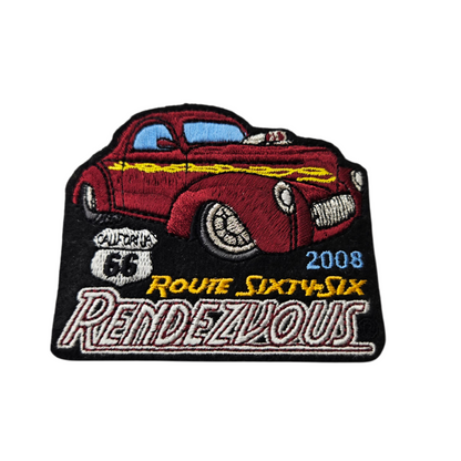 2008 ROUTE 66 RENDEZVOUS Souvenir Patch - 0-6666-08A