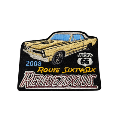 2008 ROUTE 66 RENDEZVOUS 2008 Souvenir Patch - 0-6666-08B