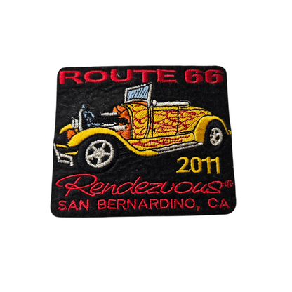 2011 ROUTE 66 RENDEZVOUS - SAN BERNARDINO Souvenir Patch - 0-6666-11B