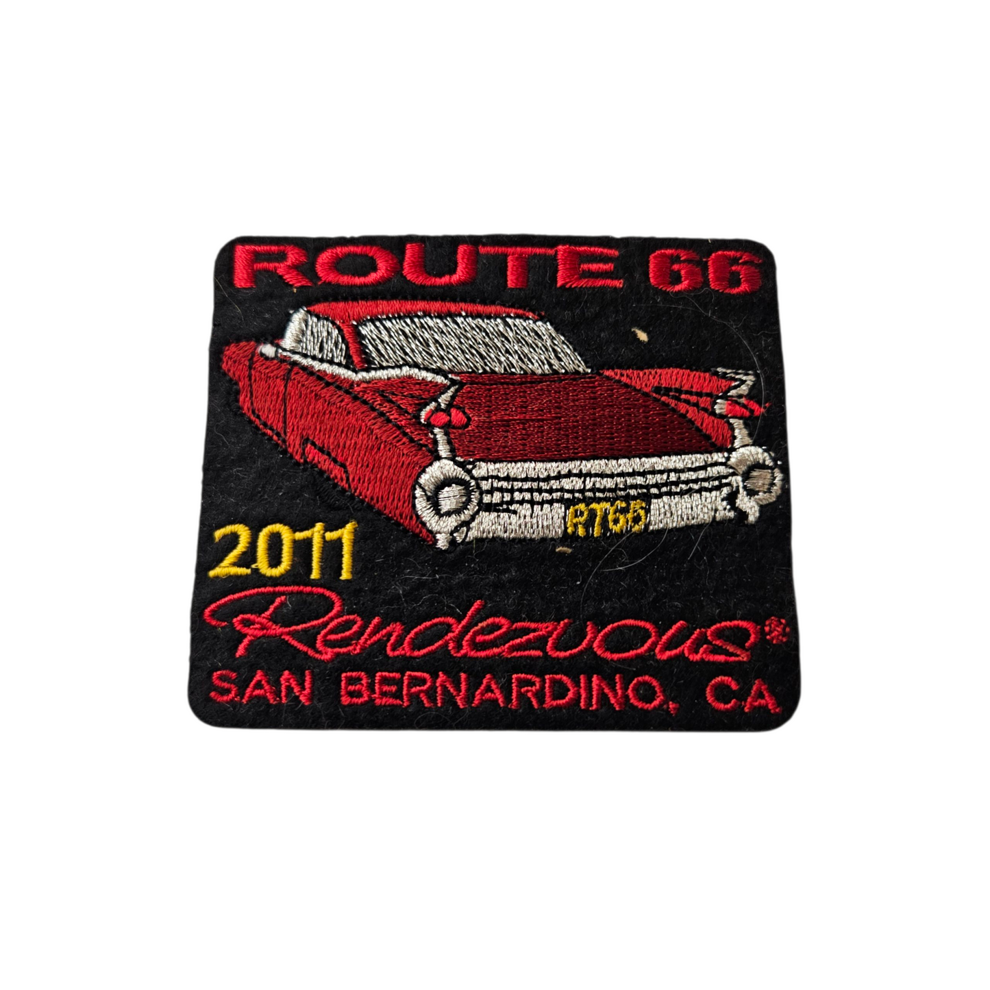 2011 ROUTE 66 RENDEZVOUS - SAN BERNARDINO - SAN BERNARDINO souvenir patch - 0-6666-11C