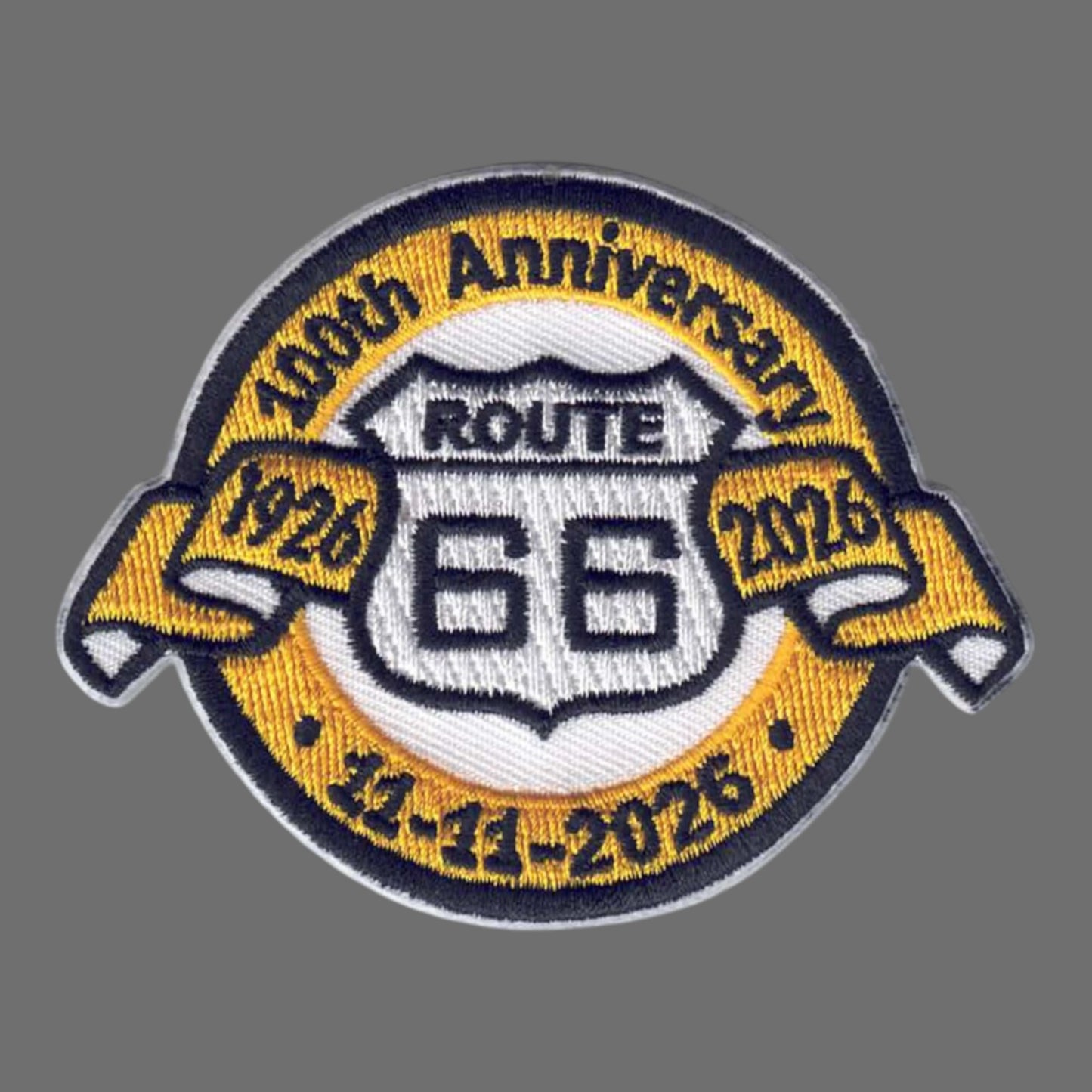 ROUTE 66 100th Anniversary Souvenir Patch - 0066-100