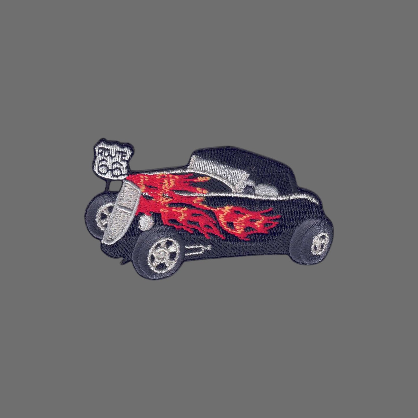 1933 Ford Hi-Boy Roadster Route 66 Souvenir Patch - 0066-33