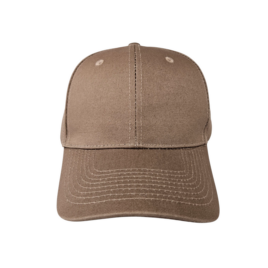 Brown Basic Baseball Cap or Hat- 0124-17