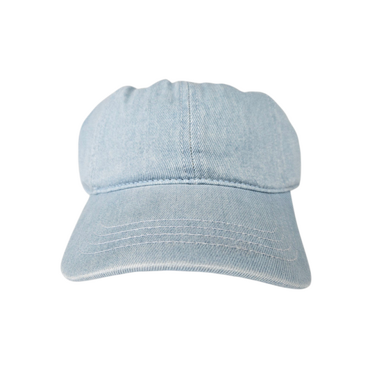 Denim Dad Cap or Hat Unstructured - 0174-99