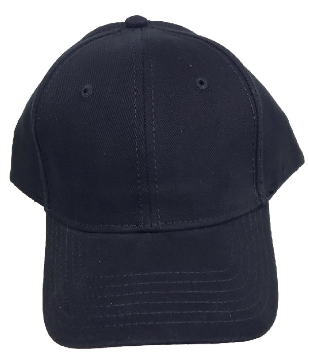 Kids Black Cap or Hat Unstructured - 0174K-01