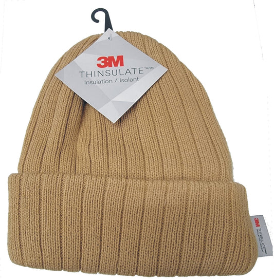 Khaki Thinsulate Lined Knit Beanie 0182-THIN-60