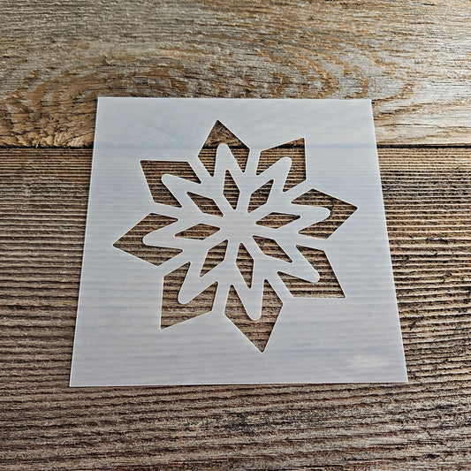 Star Snowflake Stencil Reusable Cookie Decorating Craft Painting Windows Signs Mylar Many Sizes Christmas Decorative Star Winter