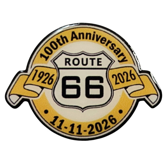 ROUTE 66 100th Anniversary hat pin - 0475-0066-100