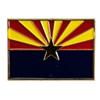ARIZONA Flag Hat Pin Carded - 0475-1104