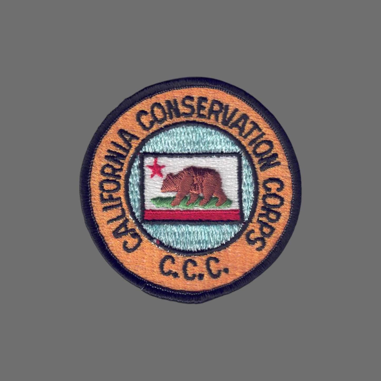 California Conservation Corps Souvenir Patch - 0509-CCC