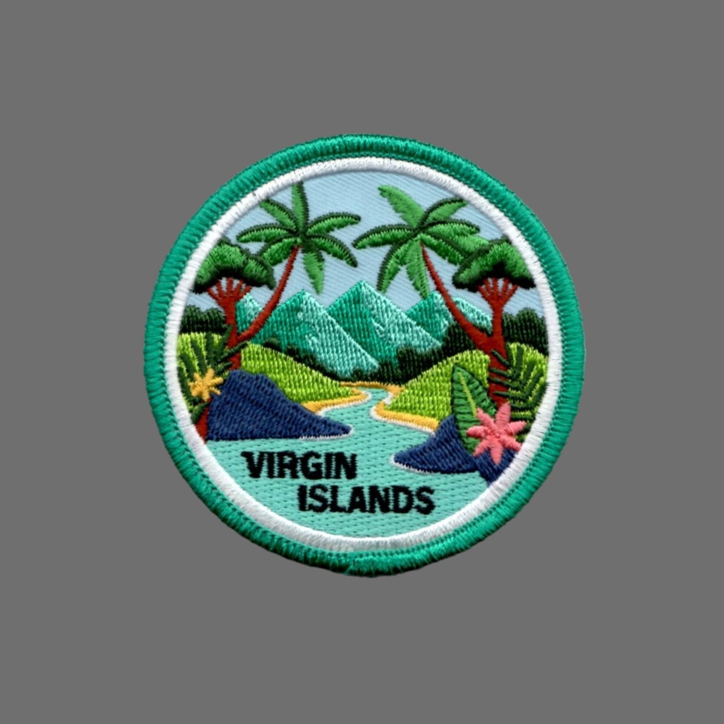 Wholesale Virgin Islands Patch – Travel Gift – Iron On 3 Inch