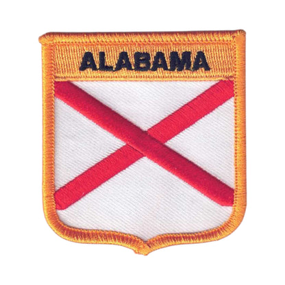 ALABAMA Shield State Flag Souvenir Patch - 1005