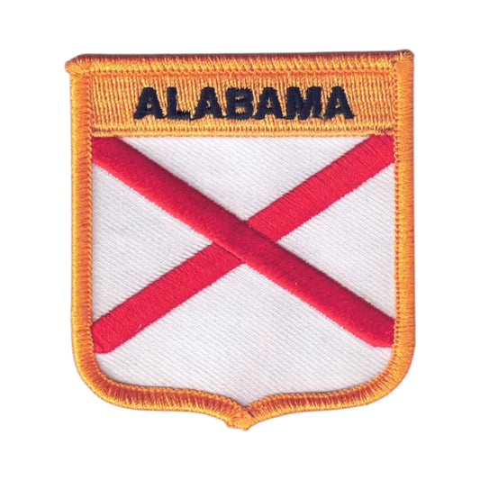 ALABAMA Shield State Flag Souvenir Patch - 1005