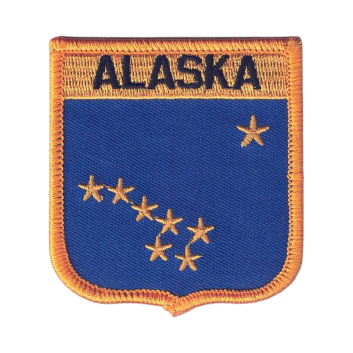 ALASKA Shield State Flag Souvenir Patch - 1055