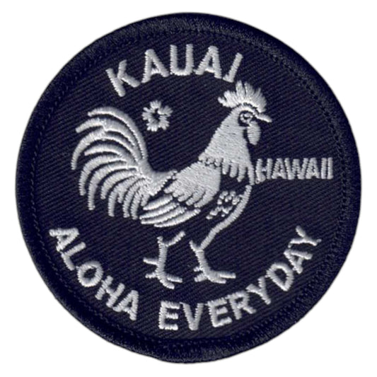 Kauai Hawaii Rooster Souvenir Patch - 10622