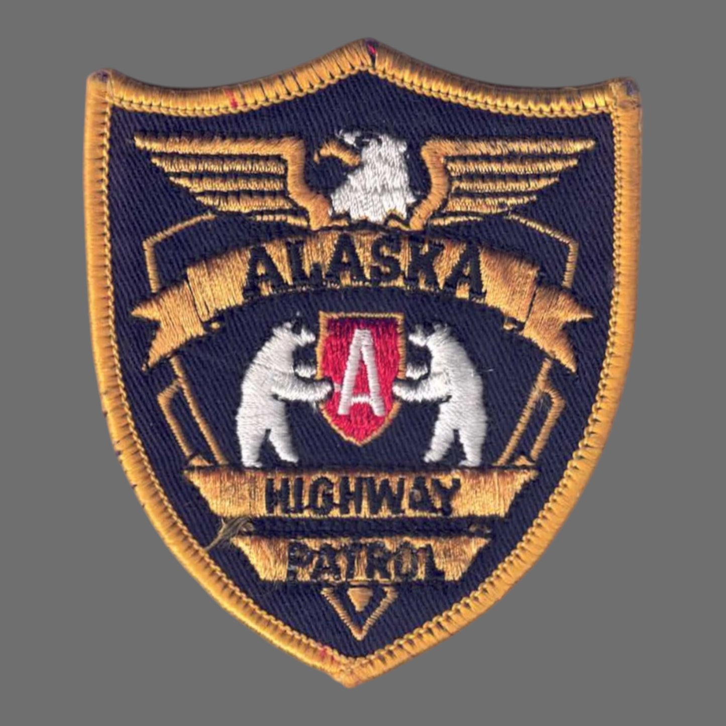 ALASKA Highway Patrol Souvenir Patch - 1090