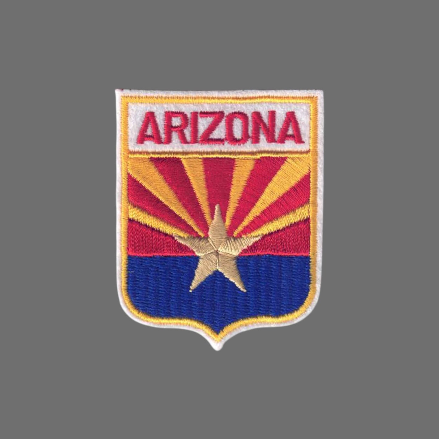 ARIZONA Sm Flag Shield Souvenir Patch - 1101