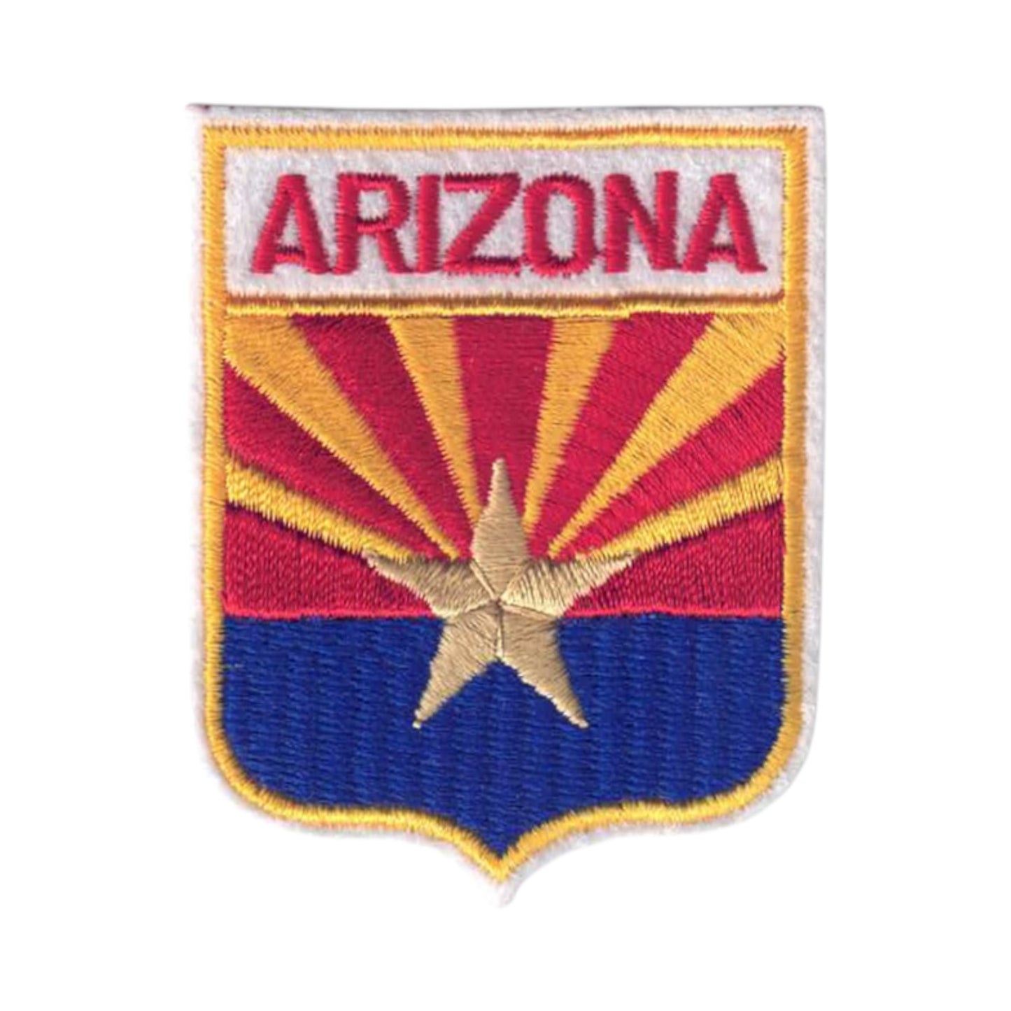 ARIZONA Sm Flag Shield Souvenir Patch - 1101