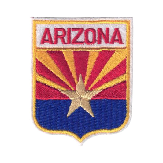 ARIZONA Sm Flag Shield Souvenir Patch - 1101